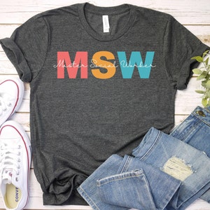 Master Social Worker Shirt, Social Worker Graduation Shirt, Social Work Student,Social Worker Shirt,Social Worker Gift, Back To School Shirt