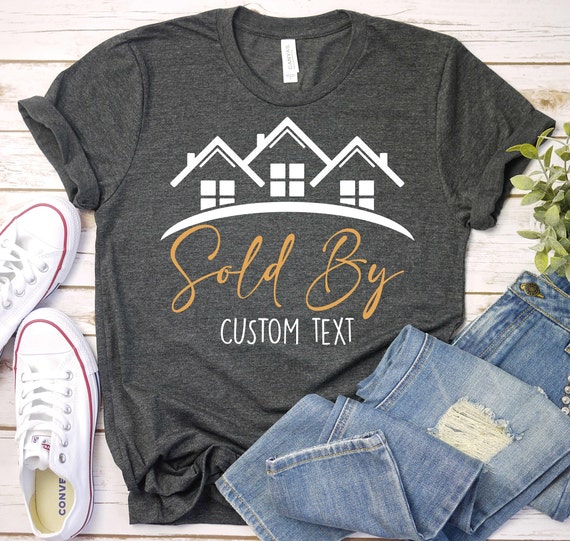 Sold by Custom Name-personalized Realtor Shirtrealtor - Etsy