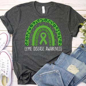 Lyme Disease Awareness Shirt,Lyme Disease Lime Green Shirt, Lyme Disease Survivor Shirt, Lyme Disease Fighter Shirt,Tick-borne Illness Shirt