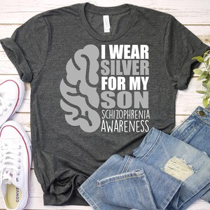 Schizophrenia Awareness Shirt,Schizophrenia Support Son Shirt,Schizophrenia Warrior Shirt,Mental Illness Shirt,Schizophrenia Survivor Shirt