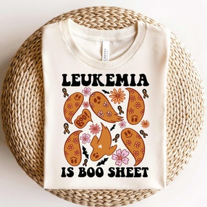 Leukemia Cancer Awareness Shirt,Leukemia Halloween Shirt,Halloween Leukemia Awareness Shirt,Leukemia Cancer Warrior,Blood Cancer Halloween