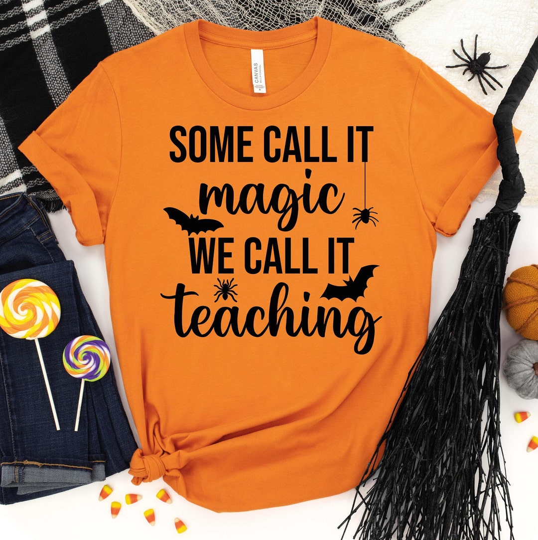 Halloween Teacher Shirthalloween Shirt Teachers Teacher Etsy