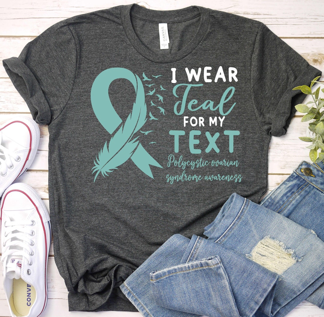 Pcos Awareness Kit Polycystic Ovarian Syndrome Awareness Shirt,custom PCOS Awareness Shirt ...