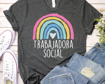 Trabajadora Social - Latina Social Worker Shirt, Spanish MSW Shirt, Back to School Shirt, School Social Worker Shirt, Social Worker T-shirt