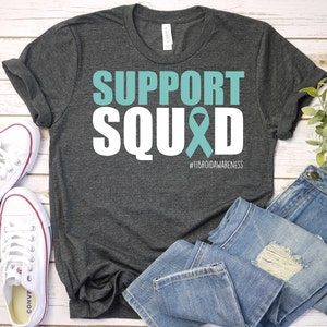 Fibroid Shirt,Fibroid Awareness Support Shirt,Fibroid Awareness Shirt,Fibroid Teal Ribbon Shirt,Fibroid Survivor Shirt,Fibroid Warrior Shirt