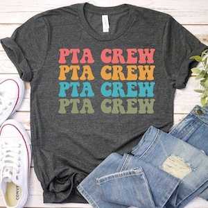 PTA Crew Shirt,Back To School Shirt,Parent Teacher Association Shirt,PTA Mom Shirt,Gift For School Crew,School Volunteer Shirt,Teacher Shirt