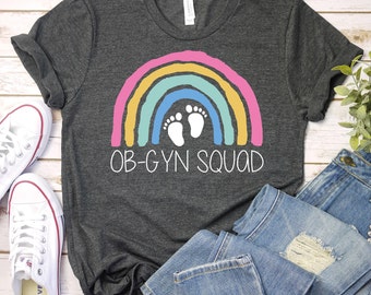 Ob-Gyn Squad - Gynecology Shirt,Obstetrician Gynecologist,Nurse Shirt, OB-GYN Gift, Laber and Delivery Nurse,Ob Nurse Shirt,Obstetrics Nurse