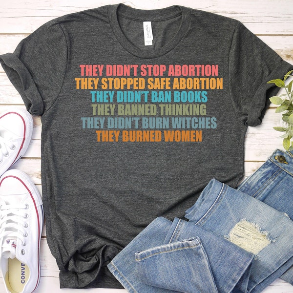 Reproductive Rights Shirt,Pro Abortion Shirt,Abortion Right Shirt,Womens Rights Shirt,Feminist Shirt,Read Banned Books Shirt, Bookish Shirt