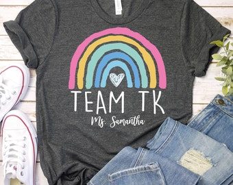 TK Teacher Shirt, Custom TK Shirt,Transitional Kindergarten Teacher Shirt,Back To School,PreK Teacher Shirt, First Day Preschool Shirt,Pre K