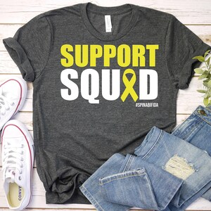 Spina Bifida Awareness Shirt,Spina Bifida Shirt,Spina Bifida Support Shirt,Spina Bifida Yellow Ribbon Shirt Shirt,Spina Bifida Warrior Shirt