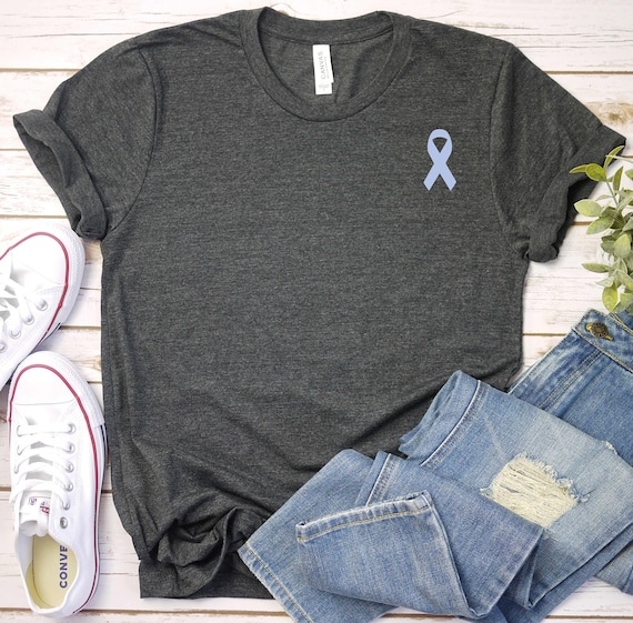 Stomach Cancer Awareness Shirt, Stomach Cancer Shirt, Stomach Cancer Periwinkle Ribbon Shirt ,Stomach Cancer Survivor,Gastric Cancer Support