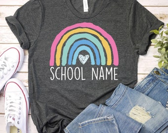 Custom School Shirt, Custom Teacher Shirts, Custom School Shirt, Back To School Shirt, Teacher Team Shirts, School Shirt, Elementary Teacher