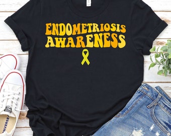 Endometriosis Awareness Shirt,Endometriosis Month Shirt,Endometriosis Support Shirt,Yellow Ribbon Shirt, Endo surgery Shirt, Endo Awareness