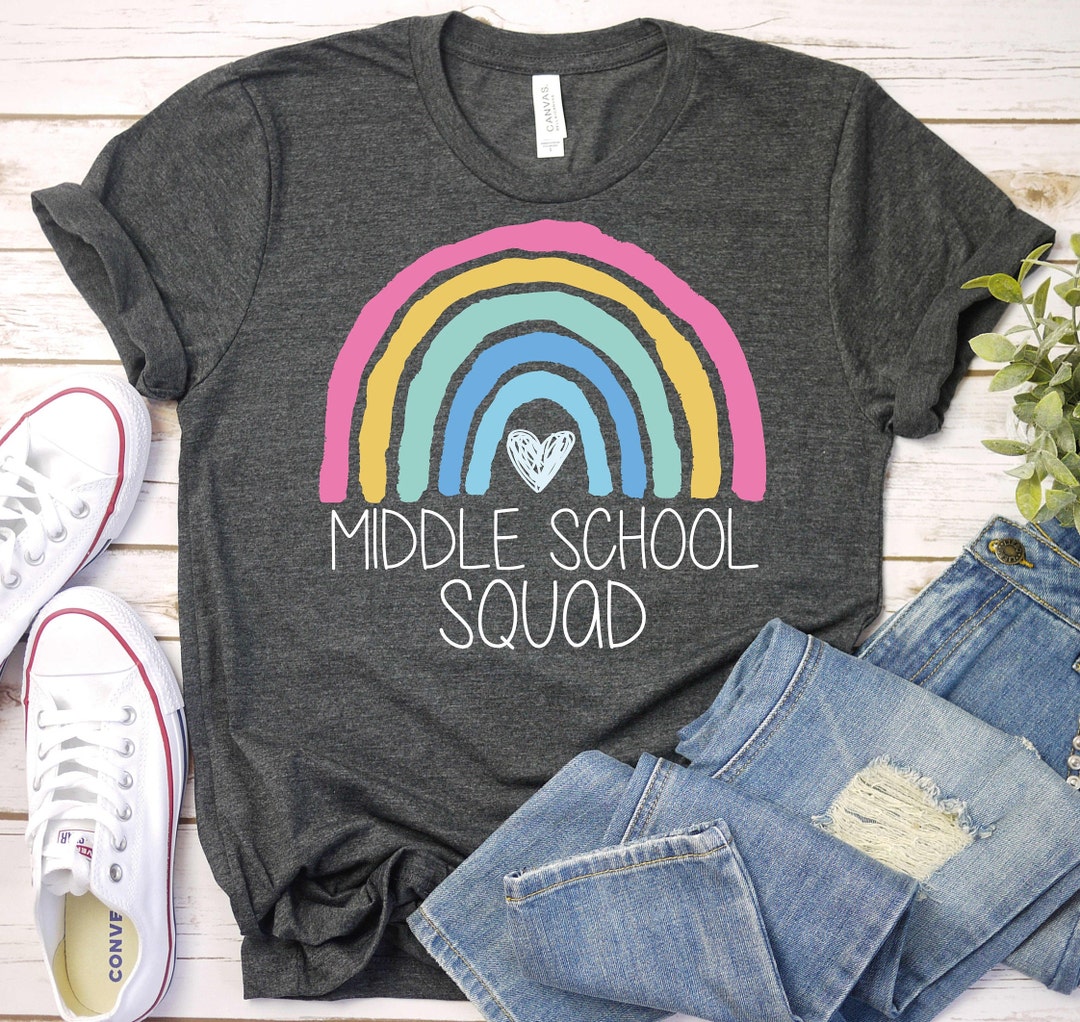 Middle School Squad Shirt, Back to School Shirt, Middle School Shirt