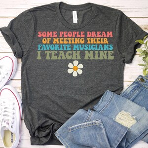 Music Teacher Shirt,Teacher Appreciation Shirt,Teacher Gift,Groovy Music Teacher Shirt,Retro Back To School Shirt,First Day Of School Shirt