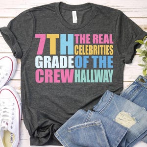 7th Grade Teacher Shirt,Back To School 7th Grade Crew Shirt,7th Grade Team,Seventh Grade Teacher Shirt,7th Grade T-Shirt,First Day Of School