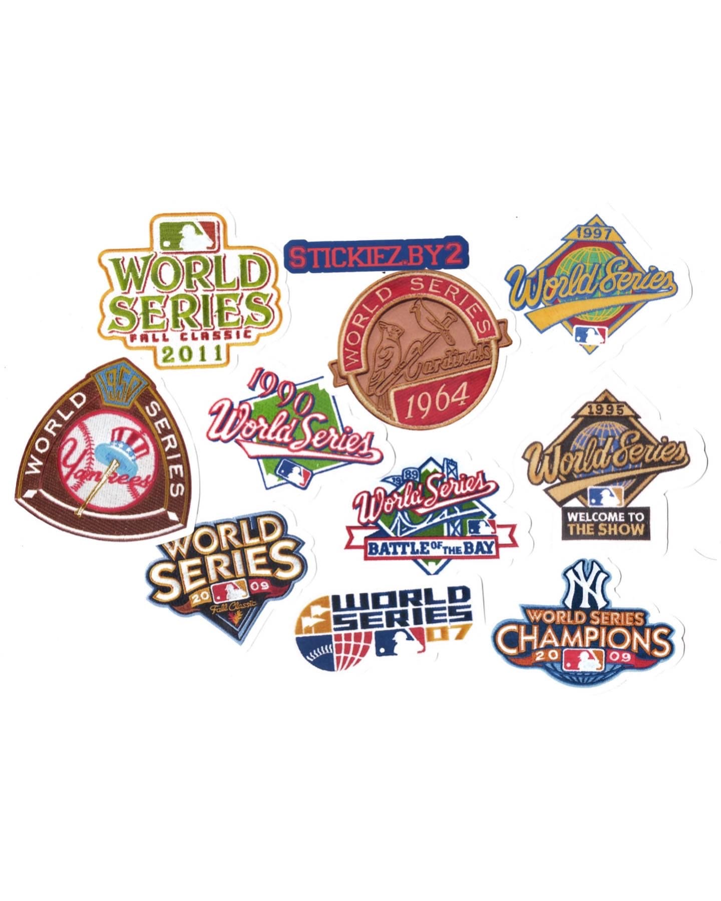 WORLD SERIES PATCH Stickers Mlb Baseball Yankees World -  Hong