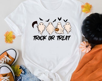 Halloween Trick or Treat Shirt, Halloween Trick-Or-Treat, Halloween Trick-or-Treat Shirt, Funny Halloween Shirt, Toddler Halloween Shirt