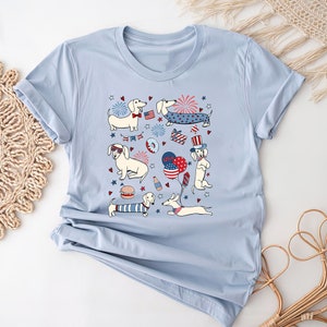 4th of july dachshund shirt