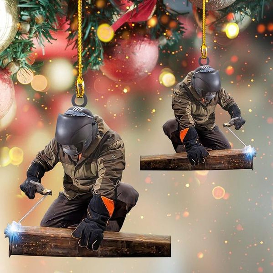 Welder Ornament Welding Ornament Gift Welder Christmas Etsy