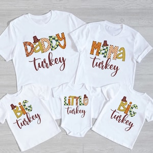 Thanksgiving Family Matching Shirt, Happy Thanksgiving Shirt, Turkey Family Shirt, Fall Shirt, Family Matching Tee