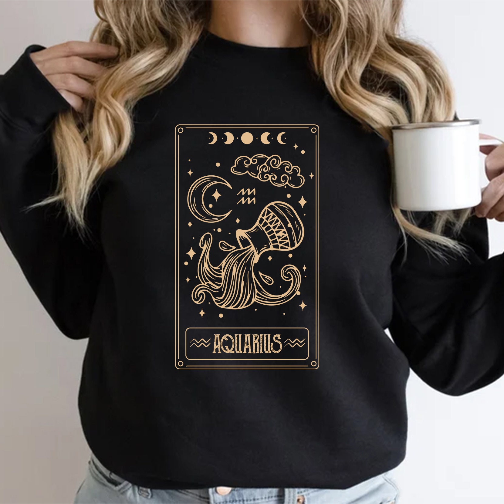 Aquarius Astrology Shirt, Aquarius T-shirt, Aquarius Sign T