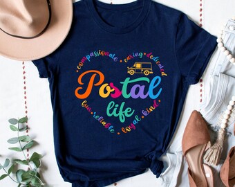 Postal Life T-Shirt, Funny Postal Worker Shirt, Mail Carrier Shirt, Postman Gift Shirt, Post Office Shirt, Mail Shirt, Mail Lady T-Shirt