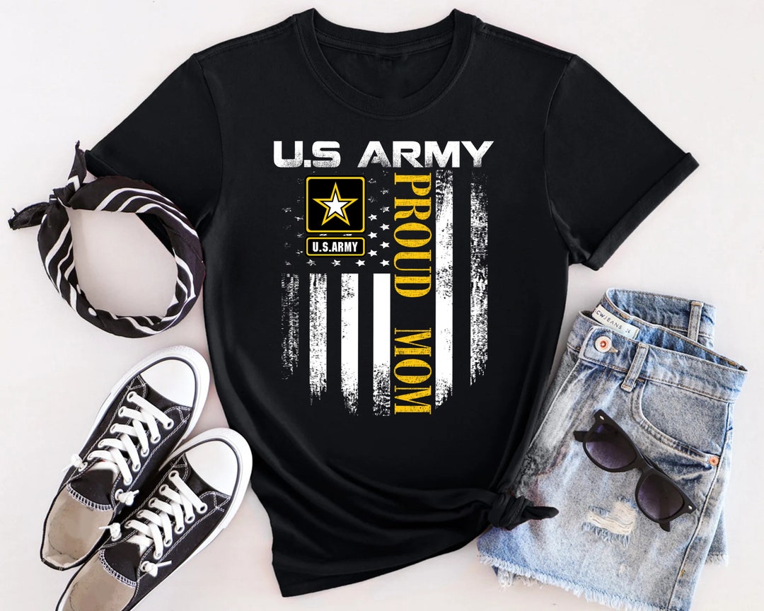 Vintage U.S. Army Mom Shirt Proud Army Mom T-shirt Military - Etsy