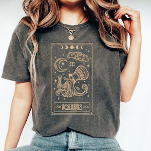 Aquarius Astrology Shirt, Aquarius T-Shirt, Aquarius Sign T-Shirt, Zodiac Sign Gift, Aquarius Gift, Aquarius Horoscope Gift, Aquarius