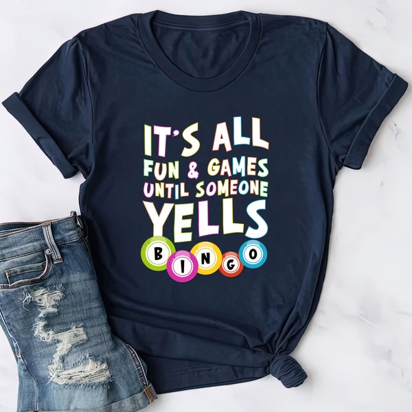 Zabawna koszulka z bingo, prezent dla miłośnika bingo, koszulka dla babci z bingo, zabawny t-shirt z bingo, prezent urodzinowy dla kobiety