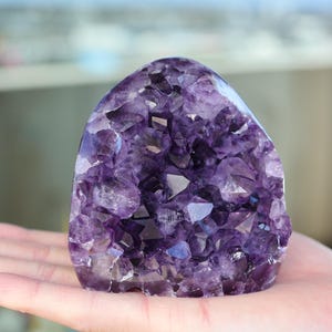 Natural Amethyst Geode Cluster | High-Quality Raw Amethyst Crystal | Healing Stone for Meditation & Home Decor 716g
