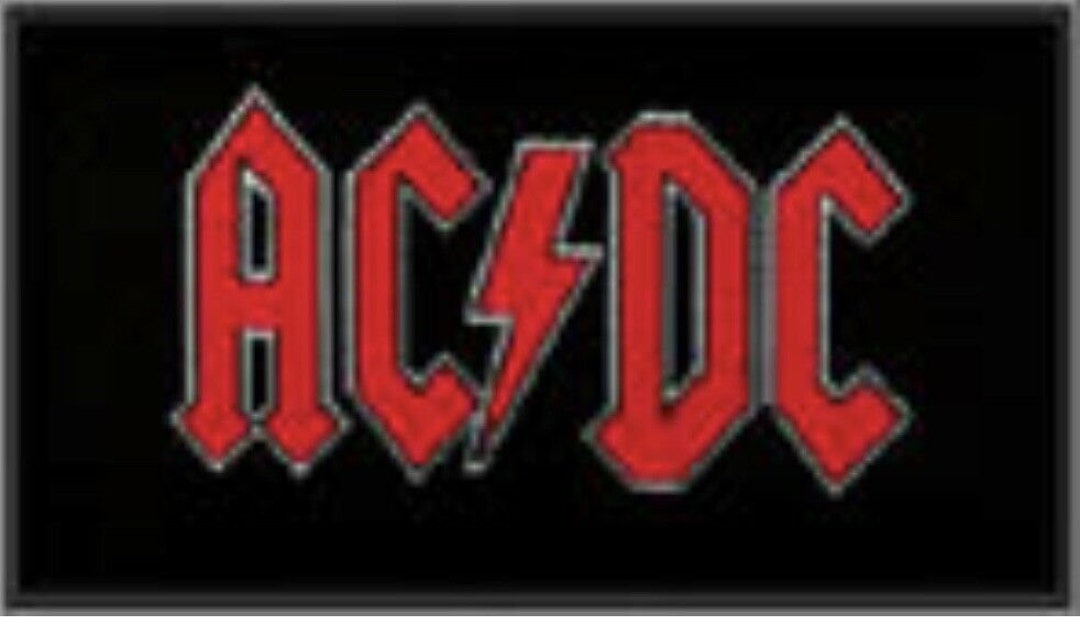 AC/DC Logo Woven Logo Patch A006P - Etsy