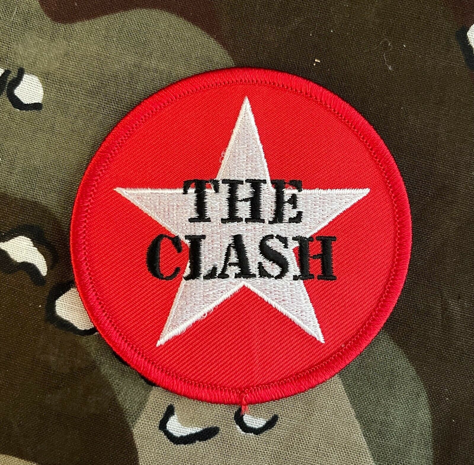 The Clash Skull Bolts Embroidered Patch C014P