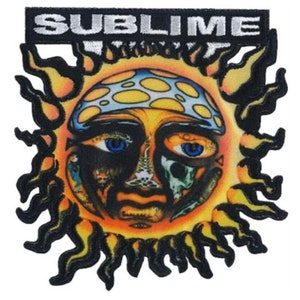 Sublime 40 Oz To Freedom Sun Official Embroidered/Woven Patch S084P