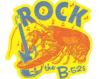 The B-52S Rock Lobster Sticker B019S