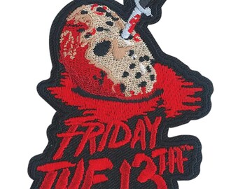 Friday The 13th Official Horror Jason Voorhees Embroidered Patch F035P
