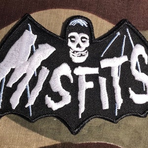 Misfits Bat Embroidered Patch M051P - Etsy