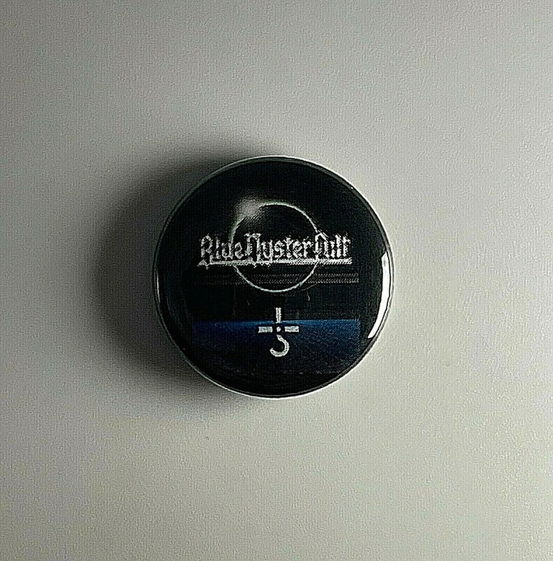 Blue Oyster Cult Logo 1 Button B012B Badge Pin Etsy