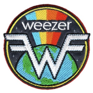 Weezer Earth Rainbow Official Embroidered Patch W019P