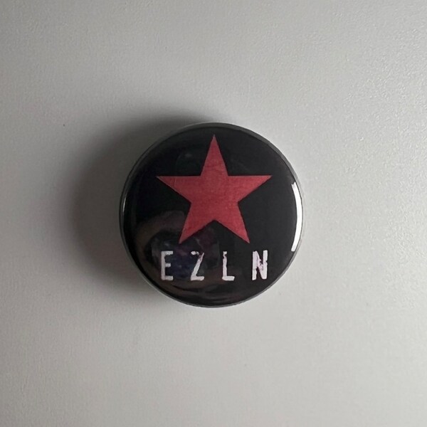 Épinglette zapatiste EZLN de 2,5 cm (1 po.) E010B