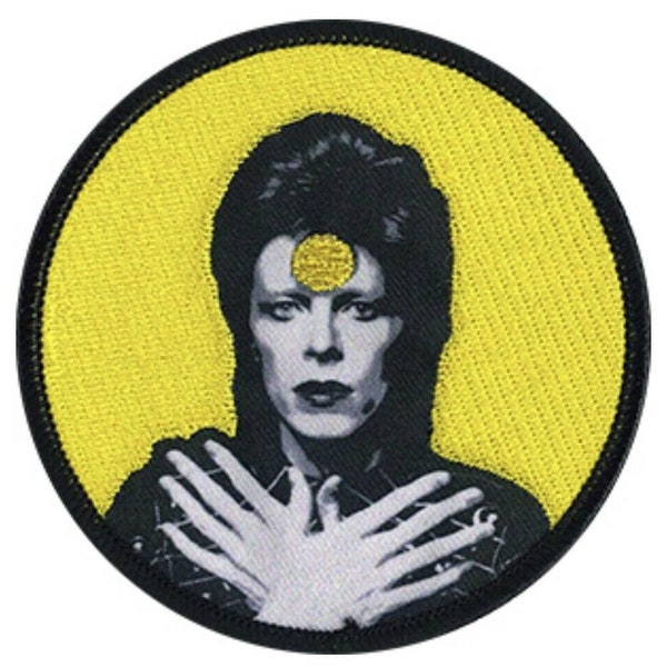 David Bowie Embroidered Patch B071P