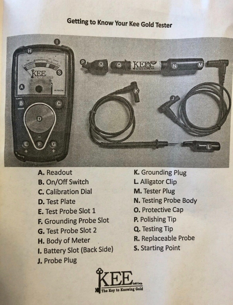 Gemoro Kee Gold Tester the Best Professional Affordable Gold Etsy