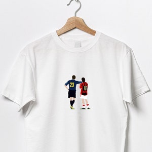 Derby Inter Milan t-shirt, Gift for Inter Milan fans, regalo per tifosi di Inter e milan, unisex tee, Materazzi Rui costa