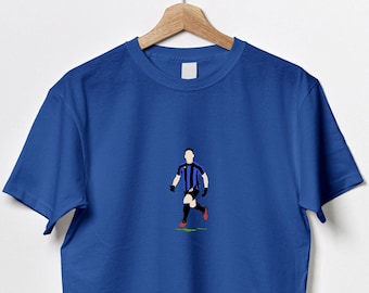 Inter Mailand T-Shirt, Geschenk für Inter Mailand Fans, regalo per tifosi dell'Inter, Unisex-T-Shirt, Lautaro Martinez