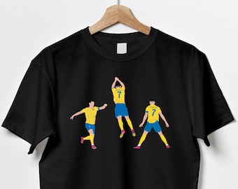 Cristiano Ronaldo tshirt, Al-Nassr fan tshirt, cadeau voor Al-Nassr fans, unisex tshirt, sium
