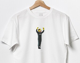 ルイス・ハミルトン Tシャツ、マーセダーズファン Tシャツ、マーセダーズファンへのギフト、ユニセックス Tシャツ