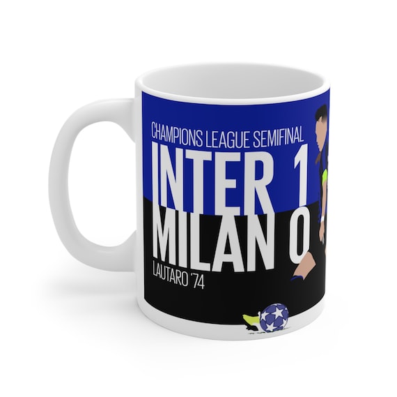 Tazza Inter Euro Derby, Derby Champions Mug, Regalo Tifosi Dell'inter, Tazza  Lautaro 1-0 