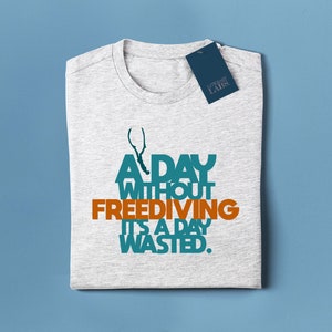 Freitaucher T-Shirt, Apnoe Liebhaber Geschenk, Unisex, Freediving Nische, Vintage T-Shirt, Geschenk für Freitaucher