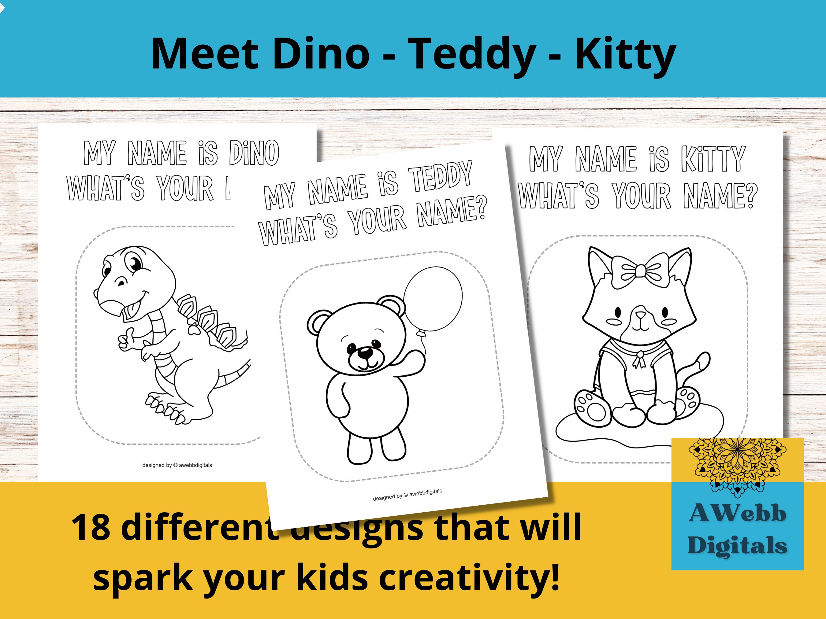 Printable Tracing and Coloring Sheets, PDF for Pre-kindergarten ...