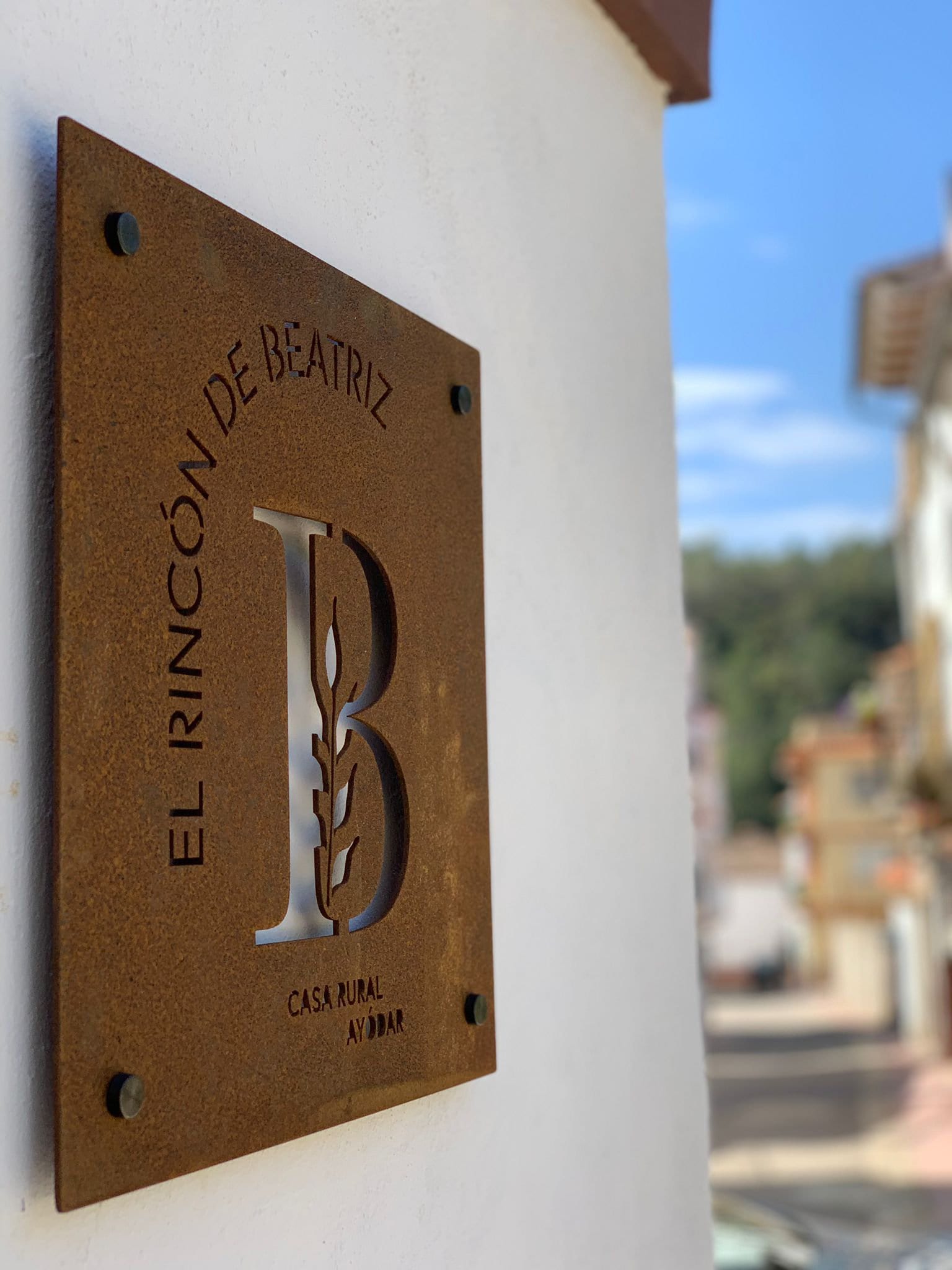 CUSTOM Square Corten Steel Business Sign, Rusty Logo Plate, Metal Sign ...